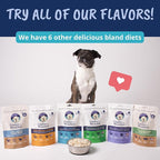 Under the Weather Bland Diet for Dogs | Easy to Digest for Sick Dogs |Always Be Ready| Contains Electrolytes - All Natural Freeze Dried 100% Human Grade Meats| 6 Pack- Rice Turkey & Sweet Potato - 6oz