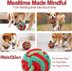 Snuffle Ball for Dogs - Interactive Dog Toys to Keep Them Busy, Dog Puzzle Toy with Soft Fabric for Small, Medium Dogs Daily Companionship, Training Reward Gift