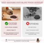 TRUVIC Ceramic Slow Feeder Dog Bowls Small Breed, 0.6 Cup Slow Feeder Cat Bowls for Fast Eaters, Ceramic Dog Food Dish no Black Chin, Puzzle Bowl for Small Dogs and Cats, Pink