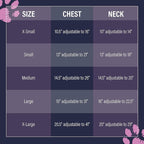 Doggie Design Venture Paw No Pull Dog Harness - Simple Adjustable Puppy Harness - Anti Pull Dog Collar for Walks and Outdoor Adventures - Wild Raspberry, L