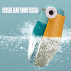 Dog Water Bottle, Leak Proof Portable Puppy Water Dispenser, Travel Puppy Water Bowl, Foldable Dog Water Bottle for Pets Outdoor Walking, Hiking, Travel, Food Grade Plastic (Khaki, 16.23 fl. oz)