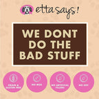 etta says! Pork + Bacon Snack Bars - Premium All Natural Meat Treats for Dogs - Human Grade - Made in The USA (6 Count Pack of 1)