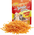 Jungle Calling Soft Training Treats for Small Dog and Cats, Mini Chicken Strips Puppy Training Edible Snacks Easy to Digest, Grain Free