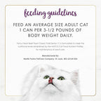 Purina Fancy Feast Senior Wet Cat Food 7 Years Plus Beef Feast Pate - (Pack of 24) 3 oz. Cans