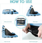 Large Cat Carrier Collapsible Travel Dog Crate Portable Soft-Sided Pet Kennel with Super Soft Warm Plush Pillow for Indoor and Outdoor 24x16x16in,Sky Blue