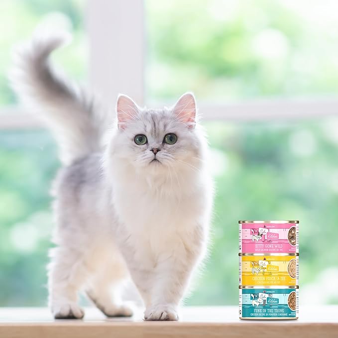 Weruva Cats in The Kitchen, Lamb Burger-ini Wet Cat Food, 10oz Can (Pack of 12)