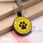 MYLUCKYTAG QR Code Silicone Dog Cat Tag, Online Pet Profile, Pet Location Alert Email, Durable Dog Collar Tag