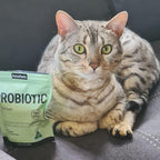 Probiotic for Cats & Kittens - Cat Probiotic Powder for Hairball Prevention, Digestive Support, Immune Health, Prebiotics, and Diarrhea Relief - Suitable for Indoor Cats & Kittens - 60 Scoops