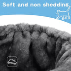 Cozy Cat Tree Hammock for Large Cats With Deep Basket - Add On Attachment Design for Cat Tower, Replacement Extra Large (12.4") (Grey)