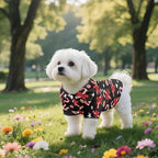 Candy Cane Christmas Dog Shirts for Pet Clothes Soft Breathable Puppy Shirts Printed Pet T-Shirt Puppy Dog Christmas Cosplay Xmas Pet Apparel for Dogs and Cats Girls Boys