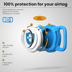Waterproof AirTag Dog Collar Holder for Apple Tracker Blue