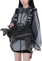Dog Backpack Carrier for Small Dogs,Dog Lift Harness,Adjustable Padded Breathable Straps for Dogs, Disabled, Joint Injuries, Arthritis, Loss of Stability Dogs Walk,XL(24-35LBS)