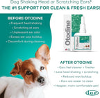 Otodine Dog Ear Cleaner Solution - Veterinary Formula for Itchy Ears, Head Shaking & Scratching - Tris-EDTA Flush for Wax, Debris & Odor - Gentle & Safe for Cats & Puppies - 100ml