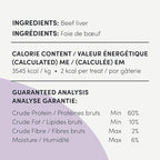 Crumps' Naturals Beef Liver Bites For Pets, 2.3-Ounce