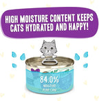 Weruva B.F.F. Play - Best Feline Friend Paté Lovers, Aw Yeah!, Chicken & Beef Best Buds with Chicken & Beef, 2.8oz Can (Pack of 12)