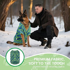 Pet Sweaters for Dogs Boys and Girls, Dynamic Letter Patterned Dog Sweater,Dog Cardigan,Pet Clothes,Pet Knitted Clothing,Fit for Different Seasons and Kinds of Dogs(Green S)