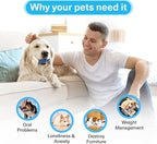 Indestructible Dog Toys for Aggressive Chewers, Tough Dog Chew Toys, Cognitive Dog Toys with Beef Flavor, Enrichment Toys for Dogs for Large Medium Small Dogs