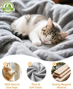 66in Multi-Level Large Cat Tree Tower for Indoor Cat/Kitties, Mordern Cat Tower with Sisal Scratching Posts, Condos and Hammock, Perches, Ramp for Climbing Heavy Duty