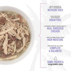 Tiki Cat After Dark, Chicken & Duck, High-Protein and 100% Non-GMO Ingredients, Wet Cat Food for Adult Cats, 2.8 oz. Cans (Pack of 12)