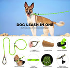 lynxking Slip Lead Dog Leash Reflective, Heavy Duty Comfortable Strong Rope for Large Medium Small Dogs No Pull Pet Training (Light Green, Large 1/2in x 6ft-Slip Lead)