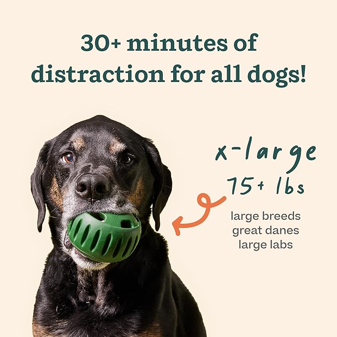 WOOF Starter Pack - Interactive Dog Toys for Boredom - Dog Treat Molds Silicone - Chicken-Flavored Healthy Treats for Dogs - Pupsicle Doggy Enrichment Toy - for XL Pups - 25-75 lbs