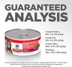 Hill's Science Diet Adult 1-6, Adult 1-6 Premium Nutrition, Wet Cat Food, Salmon Minced, 5.5 oz Can, Case of 24