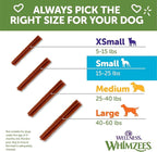 Whimzees Wellness Stix Dog Dental Treats, Natural Chews, Small Size Stick, (28 Count)