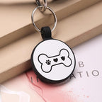 MYLUCKYTAG Silent Silicone QR Code Dog Tags - Scan QR for Instant Pet Location Alerts