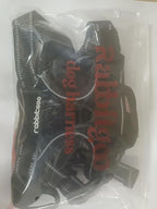 rabbitgoo Dog Harness No Pull with 2 Leash Clips, Adjustable Soft Padded, Reflective Oxford No Choke Pet Vest with Easy Control Handle for Large Dogs, Blue Coral, L