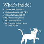 Fera Pets Cat & Dog Collagen Powder - Bone, Gut, Joint and Skin Supplement - 5 Types of Collagen + Clinically Studied UC-II® - 4.23 oz