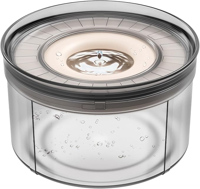 1Gallon No Spill Dog Water Bowl-3.8L Large Capacity, BPA-Free, Anti-Splash & Anti-Digging Design with Non-Slip Base, for Messy Drinkers