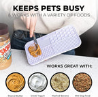 Pup Culture Dog Lick Mat for Dogs (2 Pack), Feeding Pad for Anxious Pets Plus 4 Different Puzzles for Mental Stimulation for Dogs - Supports Mental, Dental, and Digestive Health - Heavy Duty