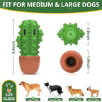 Dog Chew Toys Toothbrush Stick Teeth Cleaning Brush Dental for Medium Large Dog, Puppy Christmas,Easter Birthday Gifts,Outdoor Dog Squeaky Toys for Aggressive Chewers Tough Toys Interactive