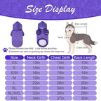 KOOLTAIL Basic Dog Hoodie - Soft & Warm Dog Hoodie Sweater with Leash Hole and Pocket, Dog Winter Coat, Cold Weather Clothes Sweatshirt for Small Medium Large Dogs Puppy Cat Boys Girls Purple L