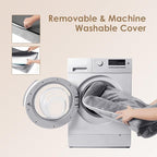 EHEYCIGA Orthopedic Dog Beds for Large Dogs, Waterproof Memory Foam Large Dog Bed with Sides, Non-Slip Bottom and Egg-Crate Foam Pet Couch Bed with Washable Removable Cover, Grey