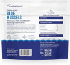smallbatch Pets Freeze Dried Cat & Dog Treats, 2oz - 100% Blue Mussels, Organic High Protein Treats, Omega 3 Fatty Acids, Gluten Free, Grain Free, Made in The USA, Ethically Sourced, Single Protein