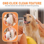 Cat Steam Brush-3 in 1 Pet Brush,Dog Shedding Tool Self Cleaning Pet Spray Depilation Comb with Release Button,Dog Steam Brushs,Cat Grooming Supplies for Long Short Haireds