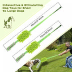 wodoca Dog Rope Toy Tug of War Dog Toy for Aggressive Chewers, Interactive Puppy Chew Toys Rope with Strong Squeak, Knots Cotton for Teeth Cleaning, Training Medium, Large Dogs