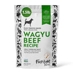 First Light Farms Freeze-Dried Dog Food Topper for Picky Eaters | High Protein Treat | Grain-Free Formula for All Breeds & Life Stages | Premium Wagyu Beef & Certified Humane | 1.5lb Bag
