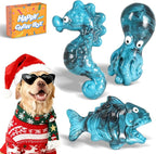 Dog Toys for Aggressive Chewers: Gift Box with 3 Pack Indestructible Dog Toy, Bacon Flavored Big Tough Chew Bones for Medium Large Breed 25-90lbs to Keep Them Busy, Birthday Holiday Dog Gift