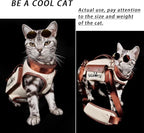 Dog Lift Harness Dog Carrier VES Harness Adjustable Leash with Small Puppy Treat Bag,Fits Most Cars,M