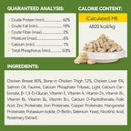 OPET Freeze Dried Cat Food, Chicken & Salmon Oil Recipe, Complete & Balanced Meal or Topper, Premium, Healthy, Grain Free, High Protein Raw Cat Freeze Dried Treats (10 oz, Chicken)