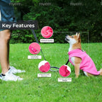 JACKO & CO - Fleece Vest Sweater with Leash Ring - Soft Lightweight Breathable for Puppies Small Medium Dogs, Kitten, Cats, Chihuahua - Warm for Fall/Autumn/Winter (Pink Lemonade, XX-Large 25-35lbs)