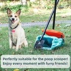 100 Count Extra Large Dog Poop Bags with Handle, fit for Swivel Bin Pooper Scooper,CornStarch Based Heavy Duty and Leak-Proof Waste Bags for Dog & Cat Litter(Lavender Scent)