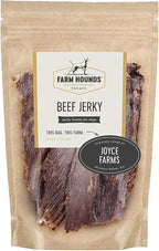 Farm Hounds - Beef Jerky - Premium Natural Jerky for Dogs - Made from 100% Humanely Raised Cattle - Break-to-Size - Great for Training & Treats - No Added Fillers - Made in USA - 3.5 oz - 1 Pack