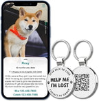 MYLUCKYTAG QR Code Dog Tags - Scan for Instant Pet Location Alert Email