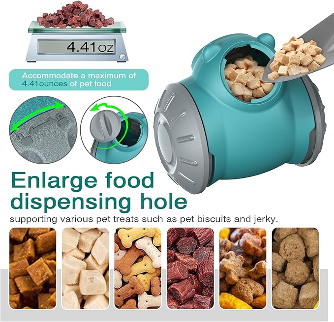 Dog Puzzle Toy,Upgrade Indestructible Dog Interactive Toy,Adjustable Food Dispensing Treat Dispenser Dogs Puzzle Feeder Slow Feeding for Large/Medium/Small Aggressive Chewers Breed Pet Gift