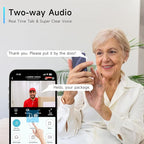 2PC Security Camera Wireless Outdoor, 2K Surveillance Indoor Home Camera, Battery Powered WiFi Camera for Home Security with Color Night Vision, AI Detection, 2-Way Audio, IP65, SD/Cloud, Works Alexa