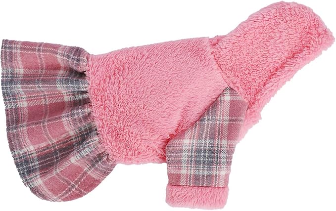 Dog Hoodie Dog Sweater Puppy Clothes for Small Dogs Boy Girl Pet Hoodies for Dogs Cold Weather Doggie Coats Fall Doggy Sweatshirt for Chihuahua Yorkie Cat Sweater Costumes, XS, Pink