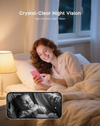 PGST Camera for Home Security Indoor, WiFi Home Security Camera 1080P Two-Way Audio, Night Vision, Motion Sensor, Automatic Tracking, Cloud/SD Storage, Compatible with Alexa